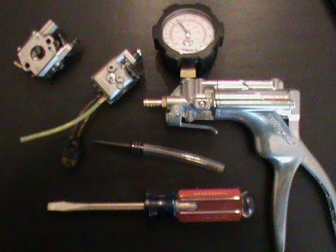 how to vacuum test a carburetor