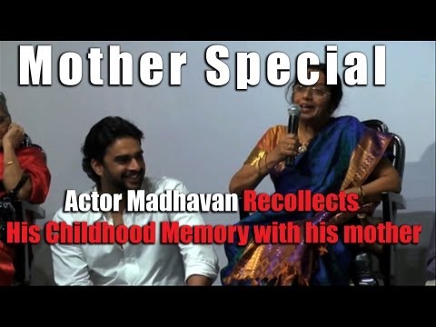 actor - Mothers Day - Actor Madhavan recollects his childhood memories with his mom Indian Movie Star Madhavan talks about his mom and his love for her, in a mothers...