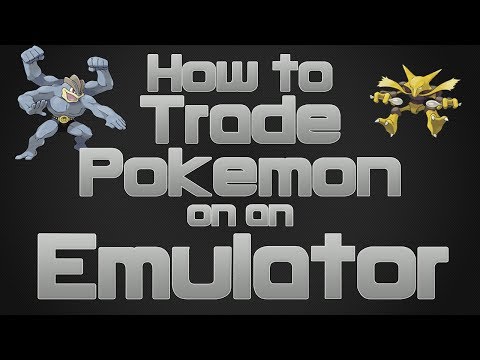 how to trade pokemon on vba m