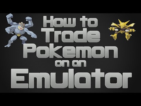 how to trade pokemon on a vba