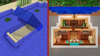 Minecraft: How to Build An Underwater Secret Base Tutorial #2 - (Hidden House)