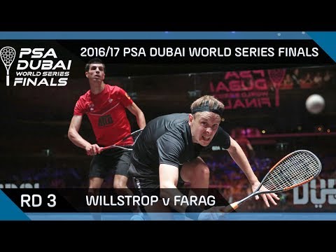 Squash: Willstrop v Farag - Rd 3 - PSA Dubai World Series Finals 2016/17