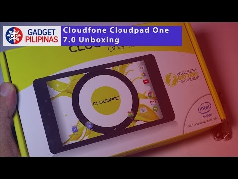 Cloudfone Cloudpad One 7.0 Unboxing