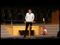 Briercrest Graduation 2013 Matt Myers Testimony
