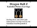 DBZ DragonballZ Dragon Ball Z Potara Potera Earrings Earings DBZ DragonballZ Dragon Ball Z Potara Potera Earrings Earings