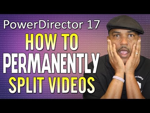 How to Permanently Split Videos in CyberLink PowerDirector 17 | Precut Tool Tutorial