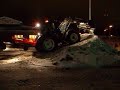 Lumiurakointia / Ploughing snow 2008