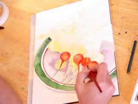 Watercolor Painting Demonstration By ...