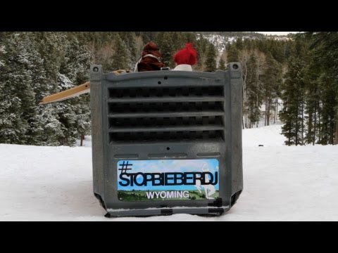 Glove And Boots - Wyoming Porta Potty Sledding