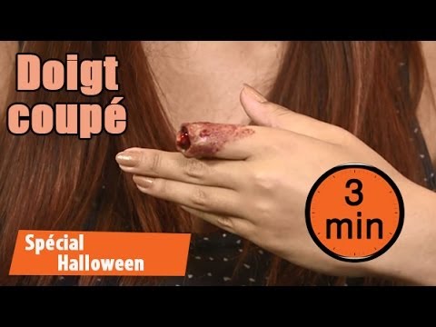 Halloween facile : Doigt coupé simple et rapide !