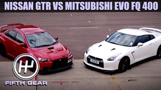 NISSAN GTR VS MITSUBISHI EVO FQ 400 - The Battle of the Japanese Supercars | Fifth Gear Classic by Fifth Gear
