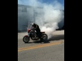 Supercharger Vmax Burn Out with Police