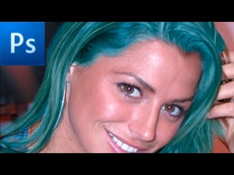 Photoshop Tutorial: Change hair, cars, clothing and colors! HD - -