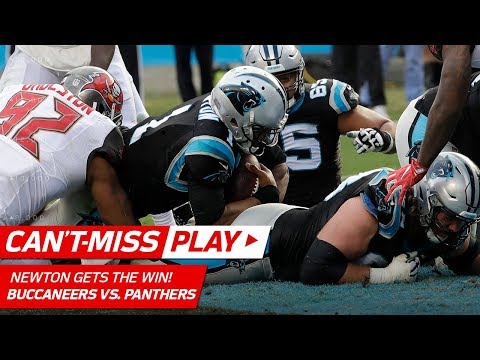 Video: Cam Newton Gets the Win on Amazing TD Drive vs. Tampa Bay! | Can't-Miss Play | NFL Wk 16