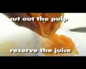 fruit salad with lemon oil