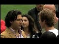 Exclusive TV interview with legendaryathelete soccer/football player, DavidBeckham.
