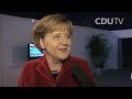Die Kanzlerin vor Ort in Stuttgart