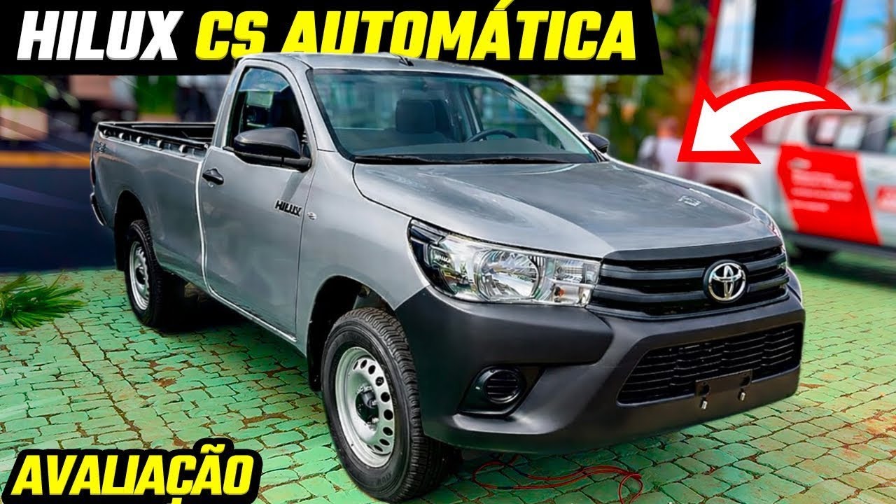 Avaliação Nova Toyota Hilux Cabine Simples Automática 2026