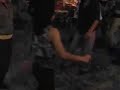 Villagers dancing Karsilamas at the Panegyri of the Bull 26th June 2004