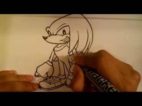 how to draw sonic the hedgehog from sonic x