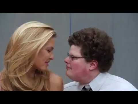 Go Daddy Super Bowl 2013 Commercial Bar Refaeli kisses Jesse Heiman with Danica Patrick