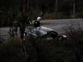 porche crashes at targawest rally