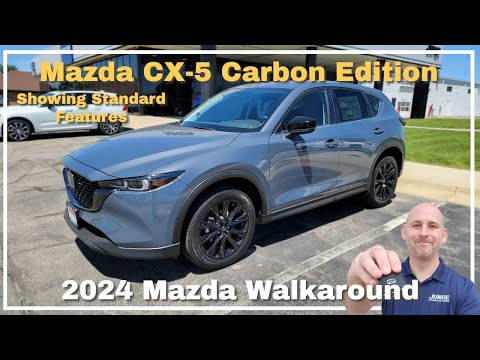 2024 mazda cx 5 carbon edition standard features walkaround