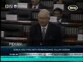 Ahli Parlimen Pembangkang Keluar Dewan Bantah Ucapan Najib