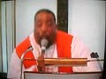 bishop parham preaching at the pastoral installation of pastor hayward hamilton.