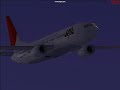 FSX B737-800 JAL RJTT-RJFF Part1