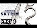 Elder Scrolls V : Skyrim Walkthrough Part 1 - On Death Row - Live Commentary - HD
