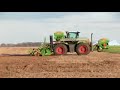 Amazone Avant Seed Drill And Claas Xerion Tractor