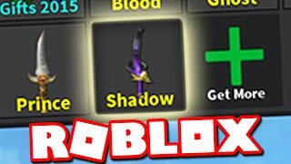 We Got A Shadow Classic Knife Roblox Murder Mystery 2