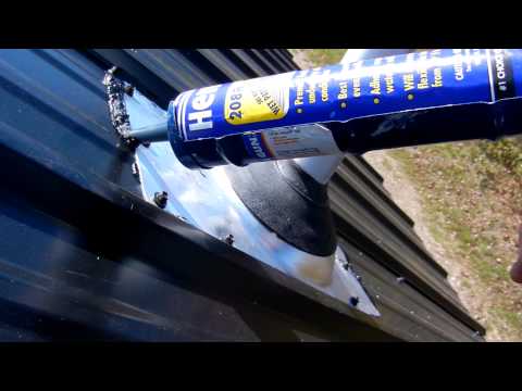 how to cut hole in roof for vent