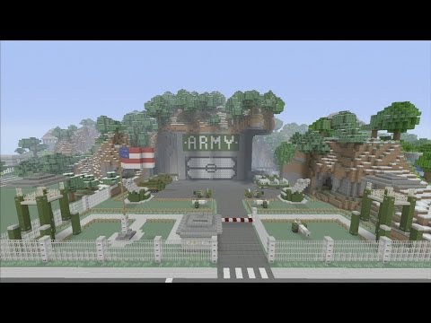 Minecraft Military Air Base Map Download