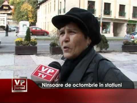 Ninsoare de octombrie în staţiuni