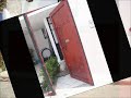 portones corredizos minimalistas con puerta peatonal