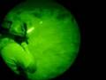 Shooting the M-16 A2 at night.