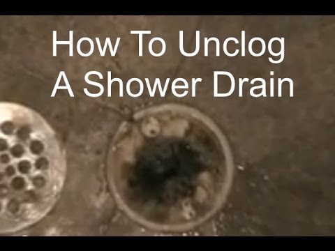 how to use a snake to unclog a shower drain