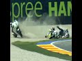SBK 2008 - A bunch of crashes in Valencia