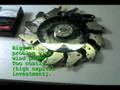 Home built electricity magnet generator alternator turbine hard drives