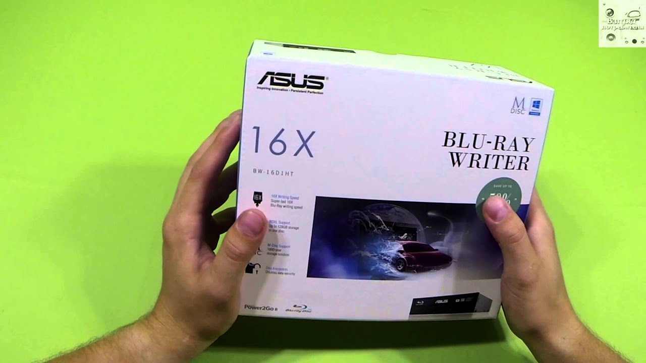 Unboxing Blu-Ray ASUS BW-16D1HT/BLK/G/AS (Взгляд потребителя)