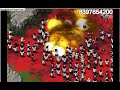 If you want to know how I did it, rate 5 stars. This vid has received 50 5-star ratings, so I will now make a tutorial vid and upload soon!! :) It was relatively fun; I plan on keeping the game up for a very long time, just to see how high the levels go, if they even end. Hordes of zombies + massive firepower = boredomkill