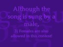 Sorry- Buckcherry. SINGING CONTEST JULY 27 2008