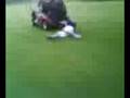 Drug Behind Golf Cart