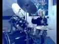 Kid drumming Iron Maiden - The Trooper
