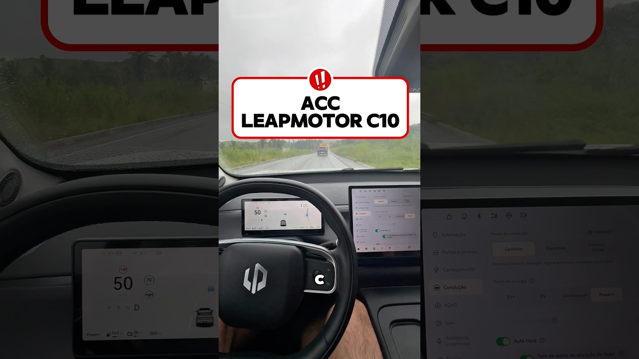 LEAPMOTOR C10 - testando o ACC na estrada 🚨 #leapmotorc10