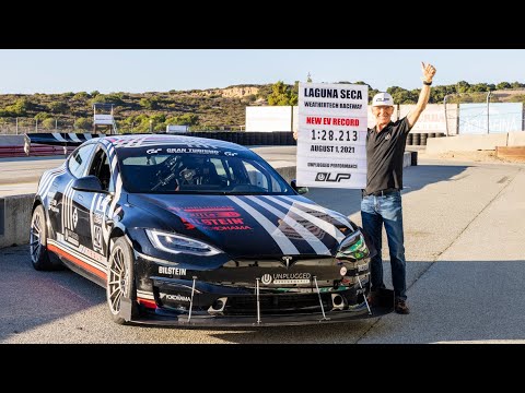 Tesla Model S Plaid marca el récord de vuelta para un auto eléctrico en Laguna Seca