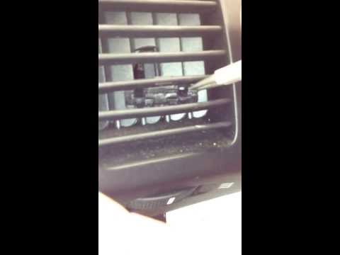 Lexus vent repair- Removal of broken slider knob Repair How To