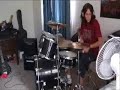 X-Japan X cover on drums (first attempt)